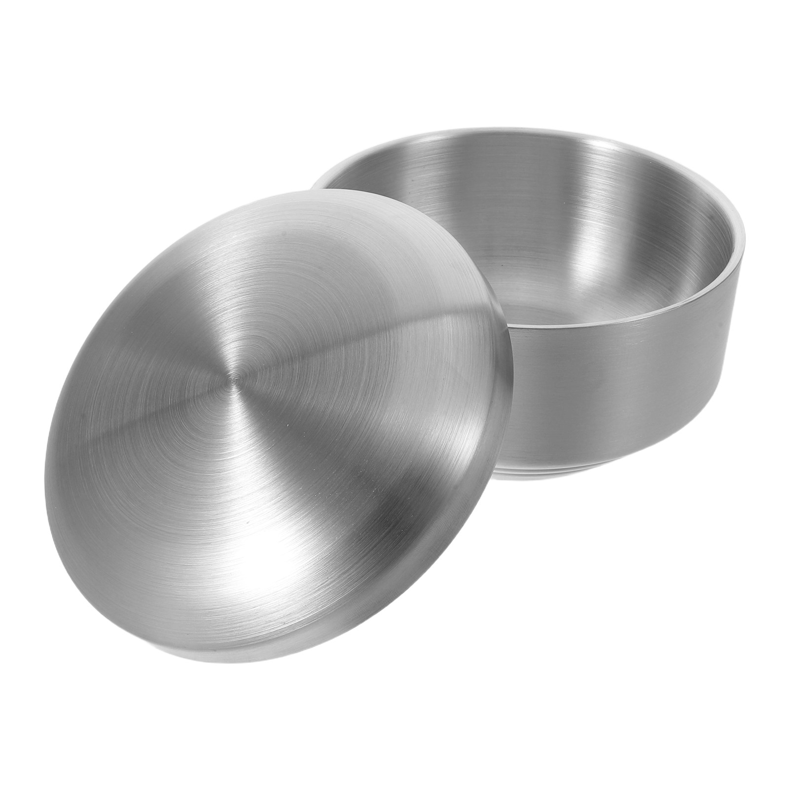 Shaving Cream - Recipiente compacto de acero inoxidable para