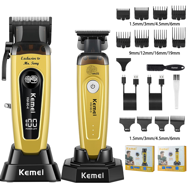 Electric Shaver Rotary - Cortadora de Pelo KEMEI para Hombre,