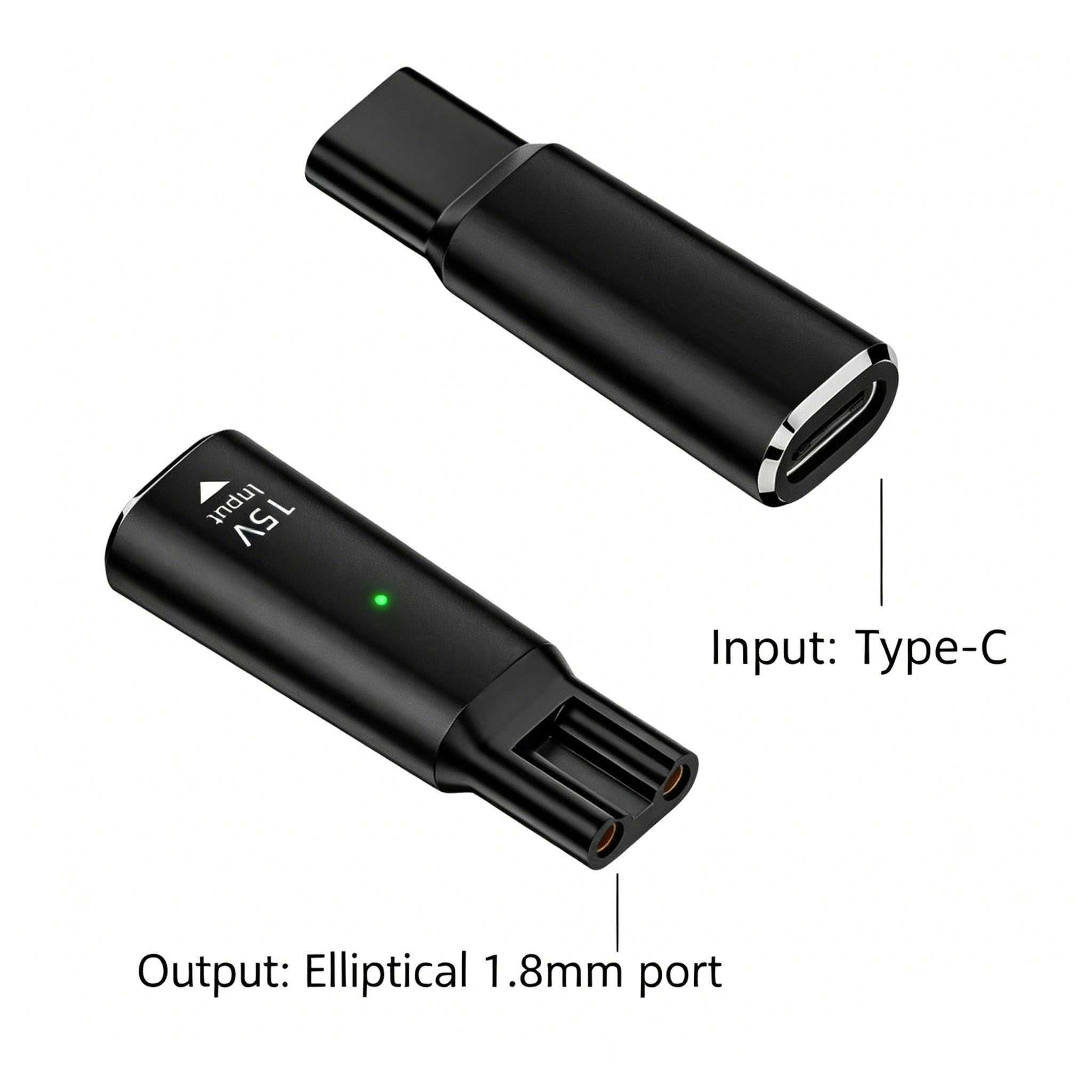 Electric Shaver Rotary - Adaptador de Carga Tipo C de