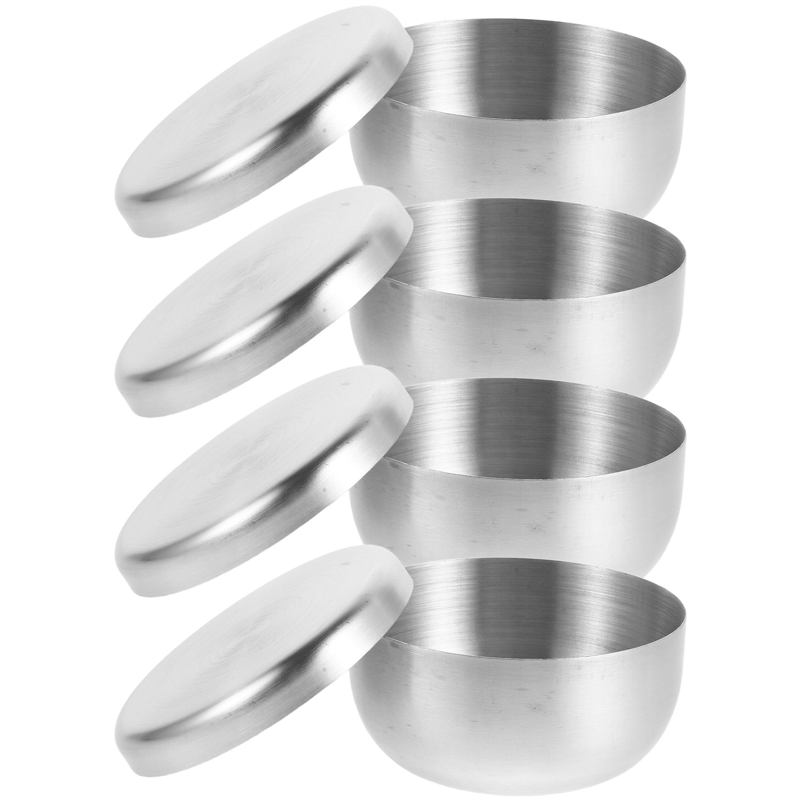 Shaving Cream - Juego de 4 cuencos de afeitado