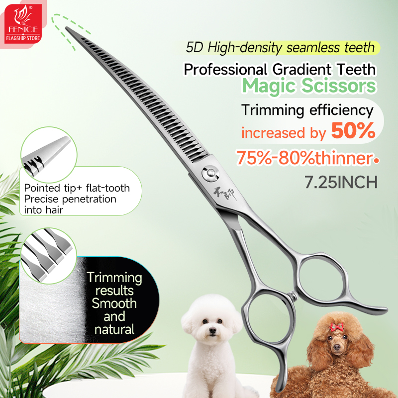 Grooming Scissors - Tijeras Curvas Fenice de Alta Gama