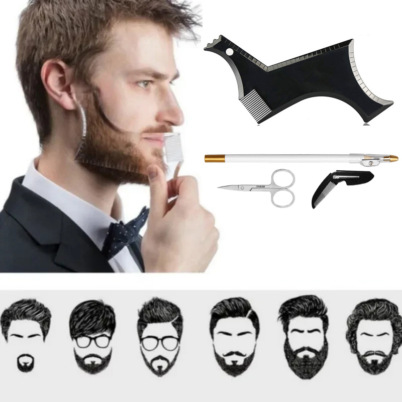 Beard Trimmer - Juego de 4 Uds. De Kit