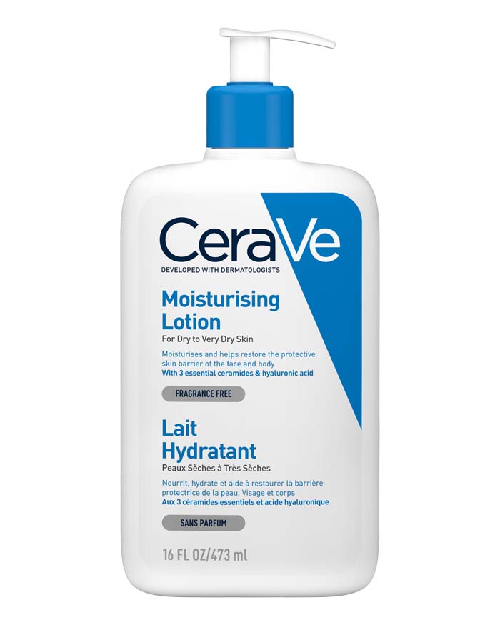 Hair Clipper - Loción hidratante CeraVe para pieles secas