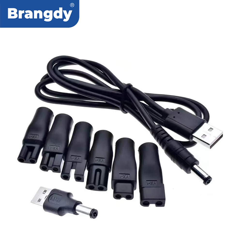8 unidades de cable de aliment - Beard Trimmer reseña y precio