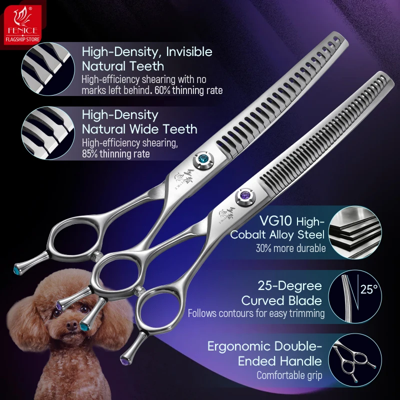 Tijeras de peluquería canina F - Grooming Scissors reseña y precio