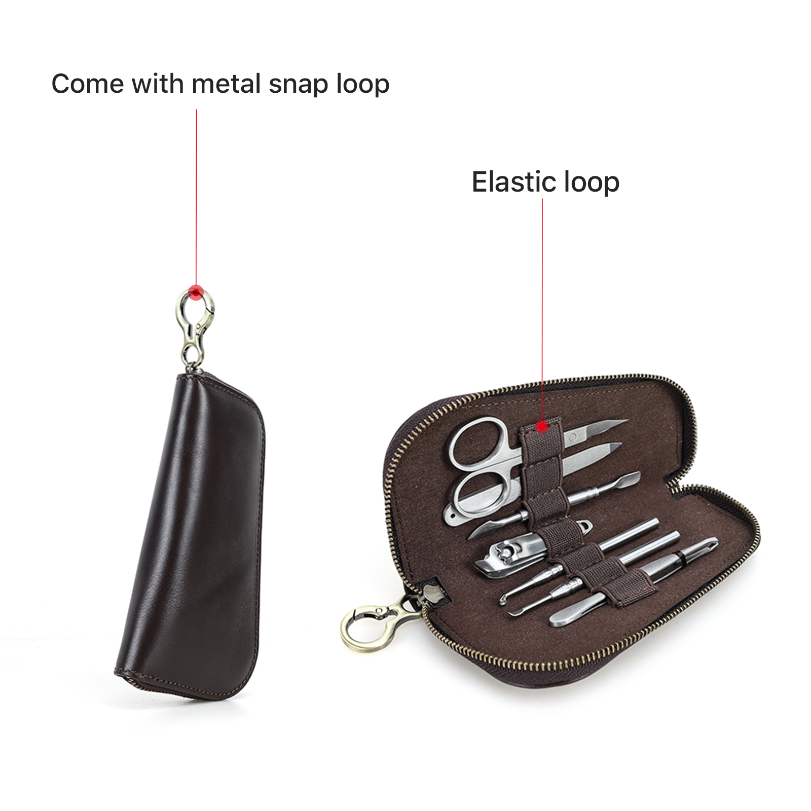 Estuche de Viaje de Cuero Genu - Grooming Scissors reseña y precio