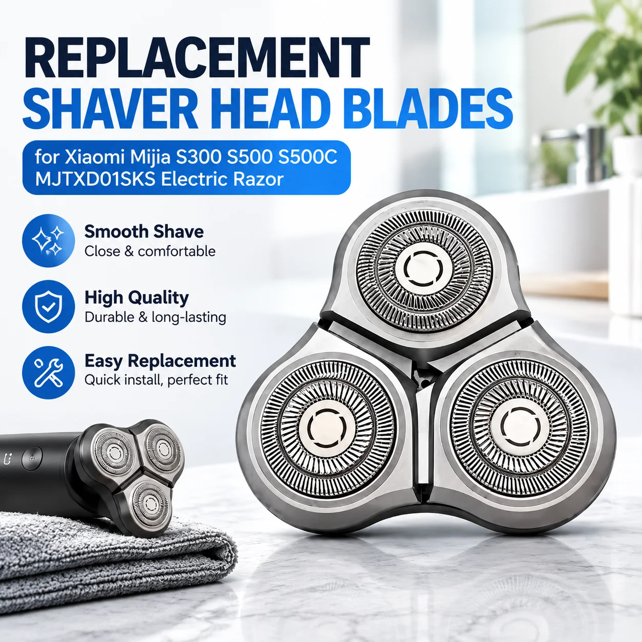 Cabezales de repuesto para afe - Electric Razor reseña y precio