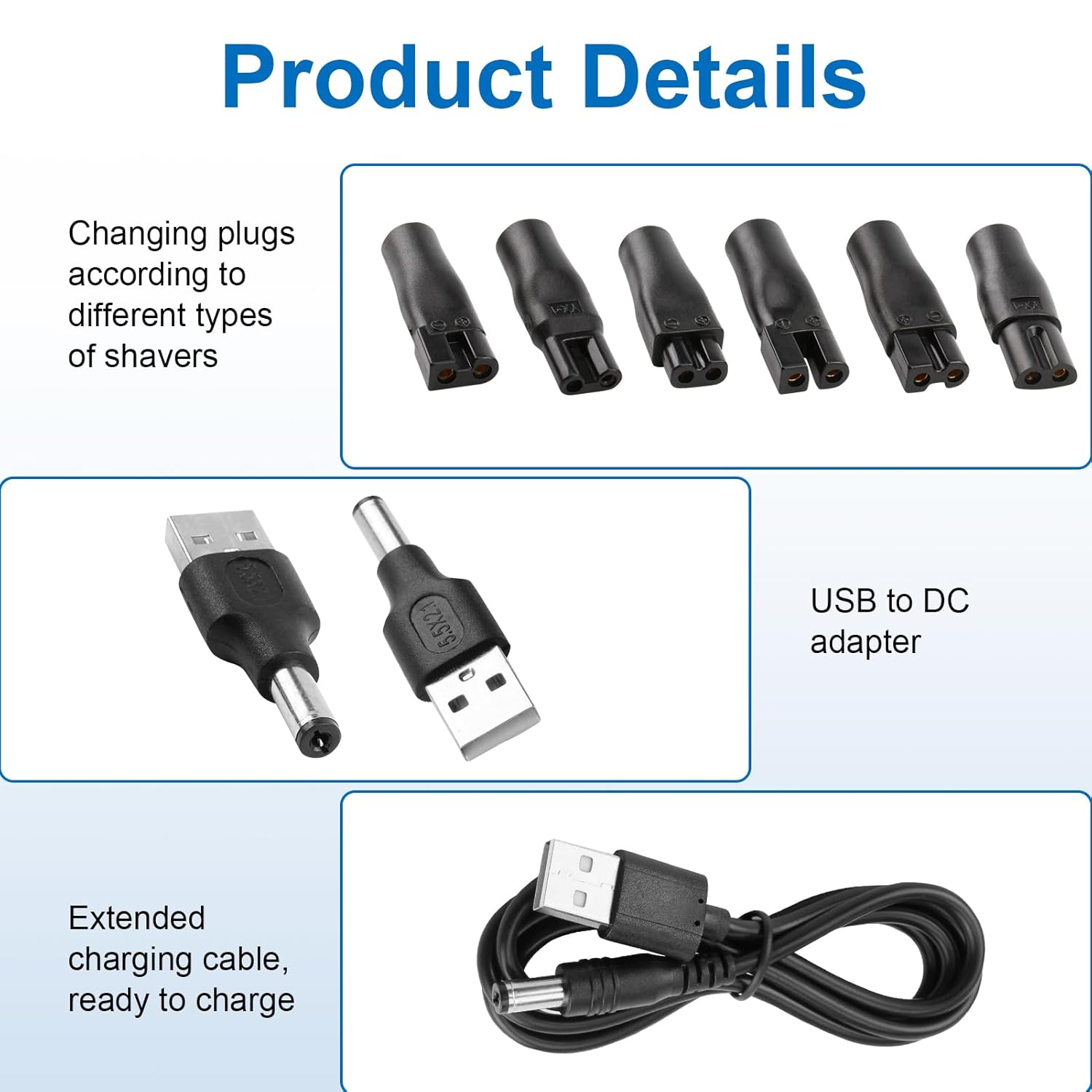 Brangdy - Juego de 8 cables de - Beard Trimmer reseña y precio