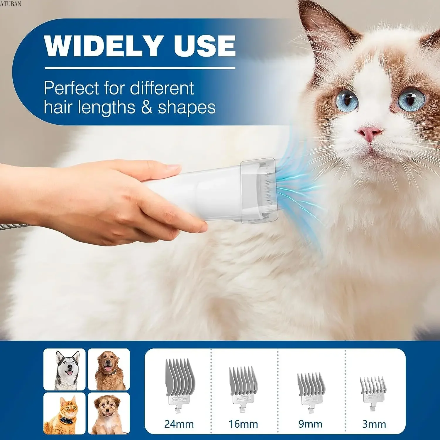 Kit de Aseo para Perros STLFLu - Grooming Kit reseña y precio