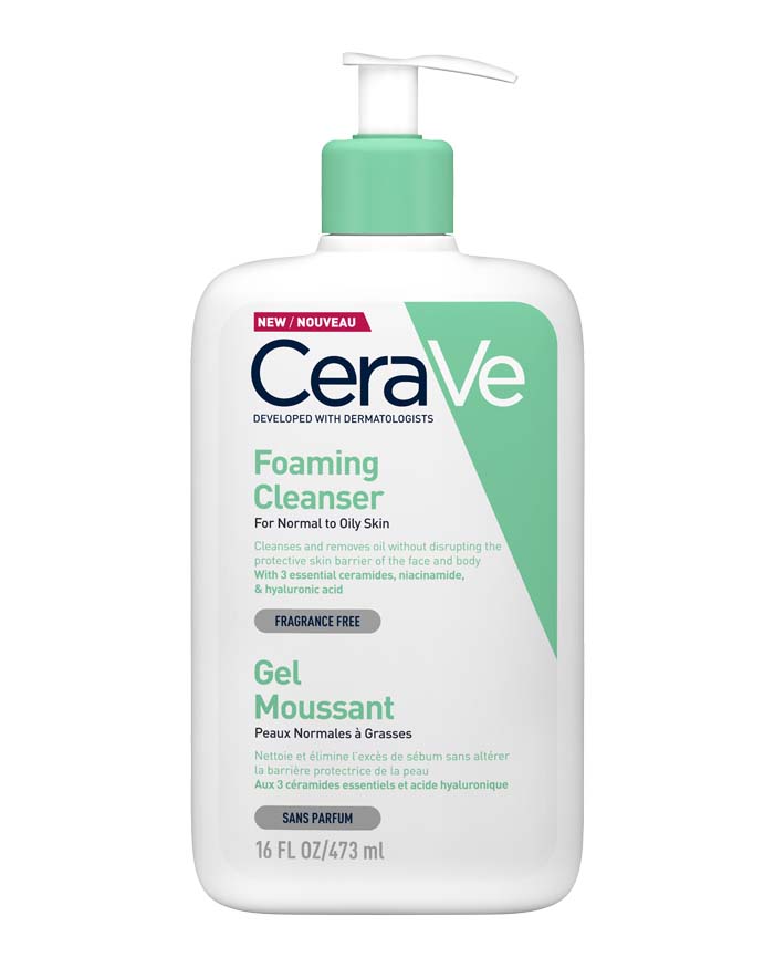 CeraVe, limpiador facial espum - Hair Clipper reseña y precio