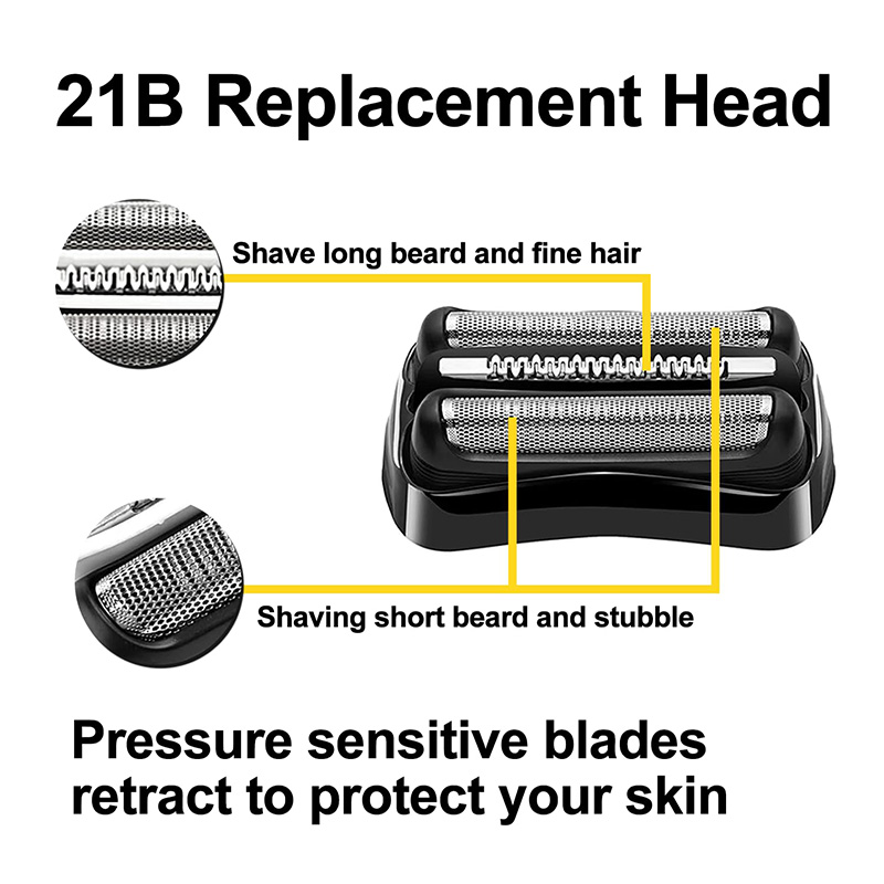 21B Accesorios para cabezal de - Electric Razor reseña y precio