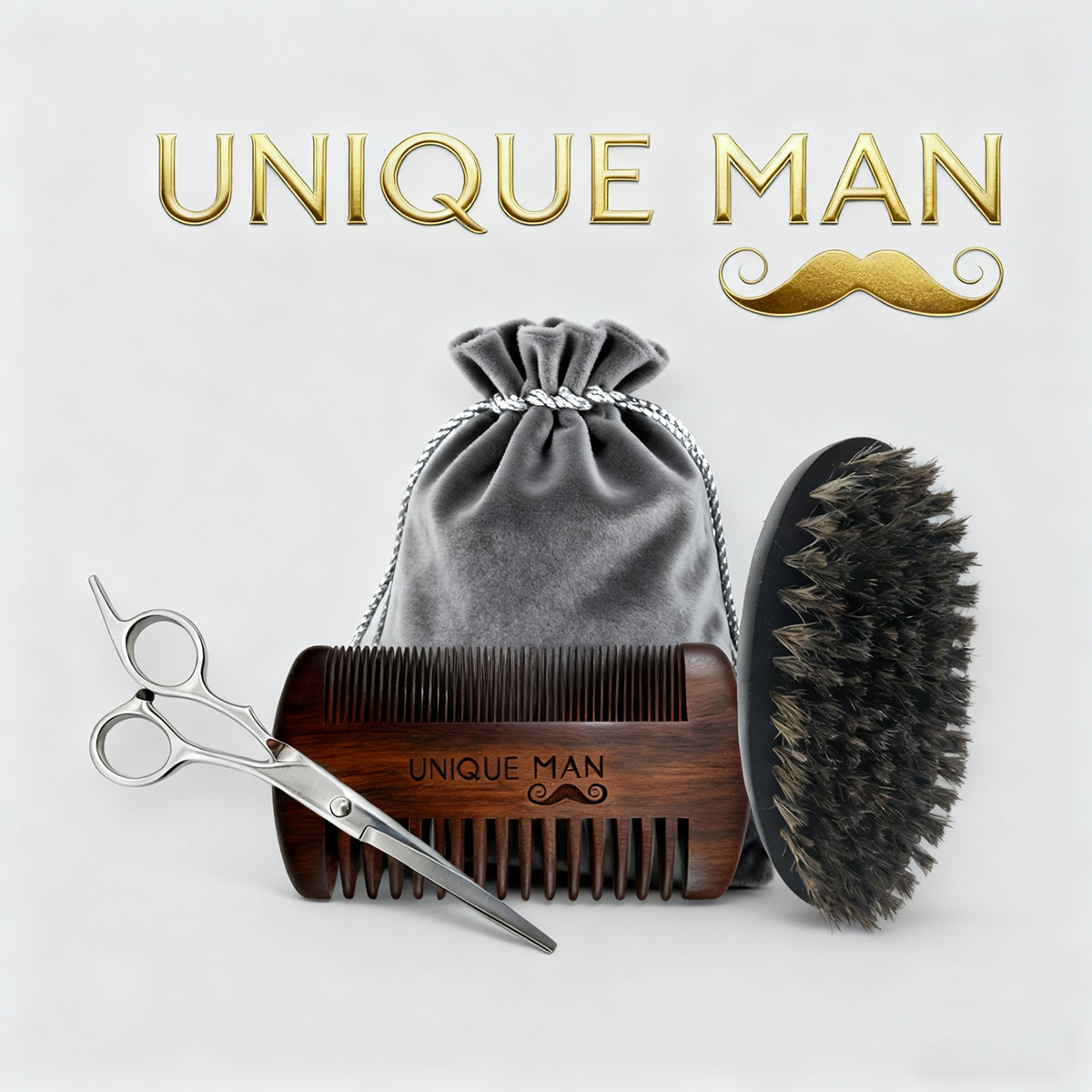 UNIQUE MAN Juego de barba para - Grooming Kit reseña y precio