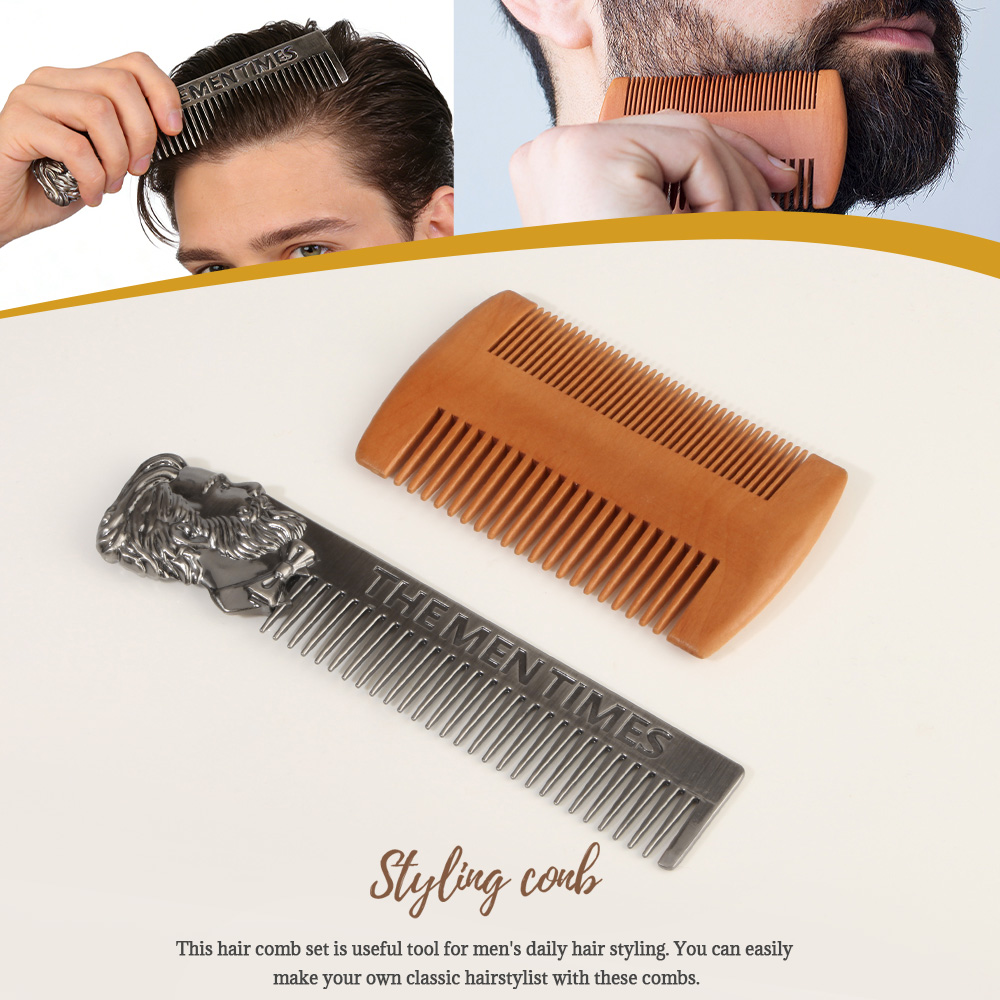 Set de Peine para Barba y Cabe - Men'S Grooming Hairstyles reseña y precio