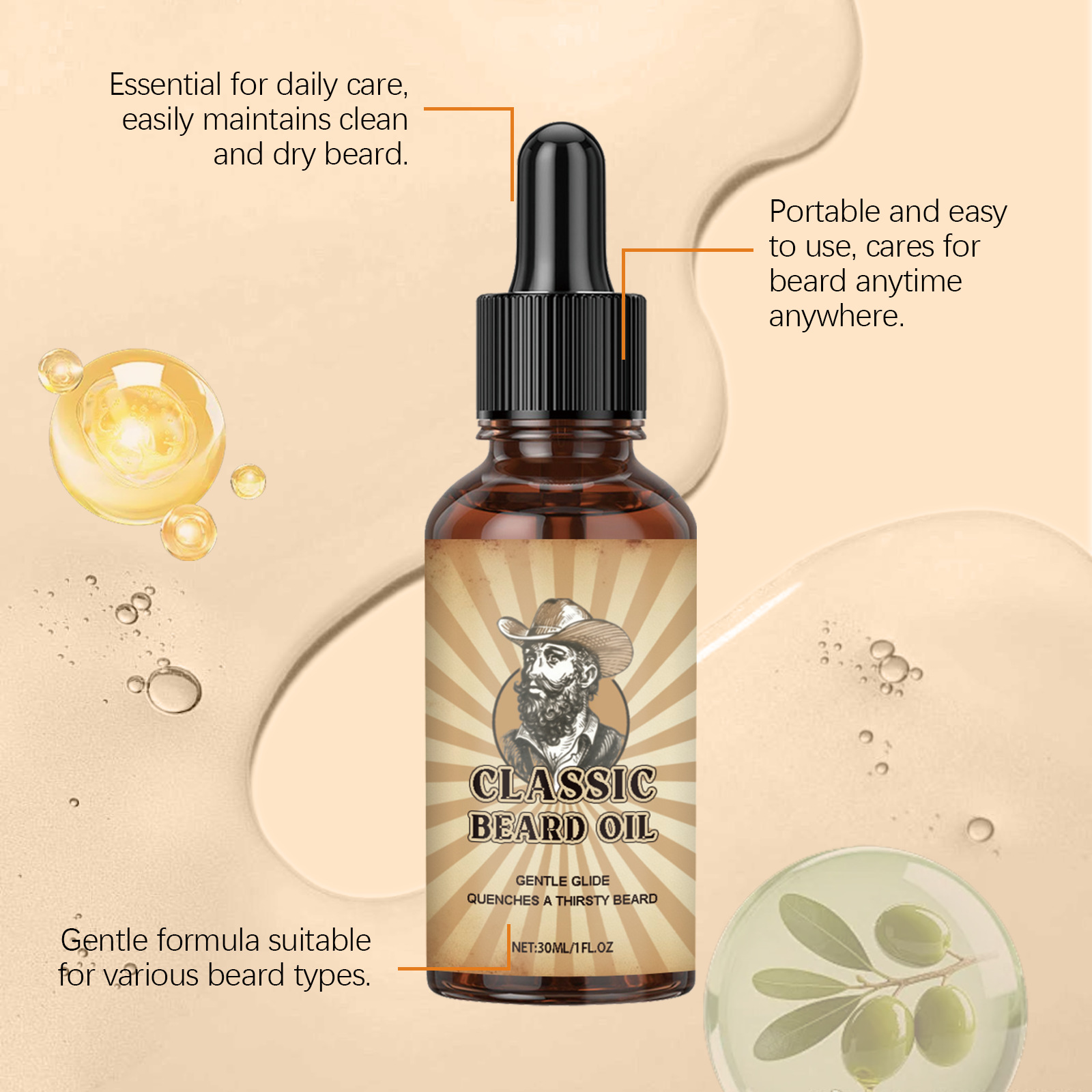 El aceite esencial para el cui - Beard Oil reseña y precio